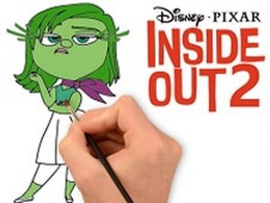 Inside Out Disgust Coloring Game