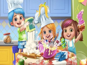 Kids Kitchen Time Cooking Game