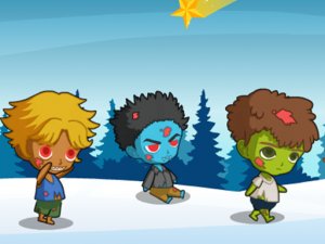 Frozen Siblings Snowy Journey