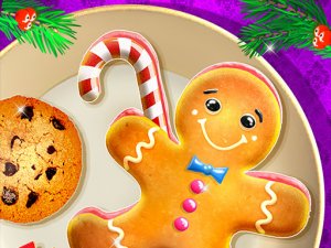 Baking with Santa Cookie Game