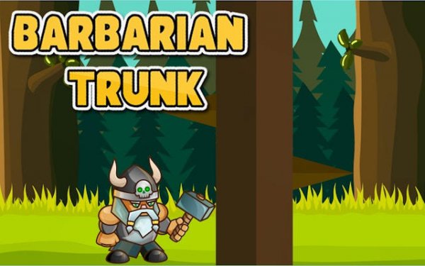 Barbarian Trunk - Axe Chopping Arcade Game