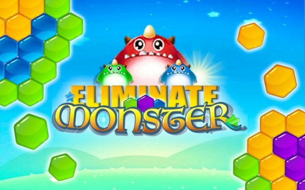 Hexa Eliminate Monsters - Puzzle Block Game