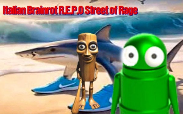Italian Brainrot R.E.P.O Street of Rage - Retro Beat 'Em Up Game