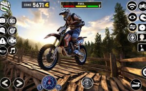 Motocross Racing Arcade Game