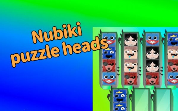 Nubiki Puzzle Heads: Merge & Match Puzzle Game Online