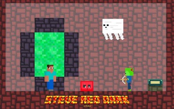 Steve Red Dark: Portal Adventure Online Game